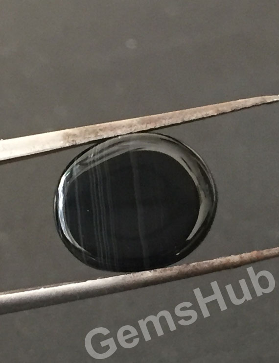 Natural Certified Sulemani Black Hakik Stone, 7.15
